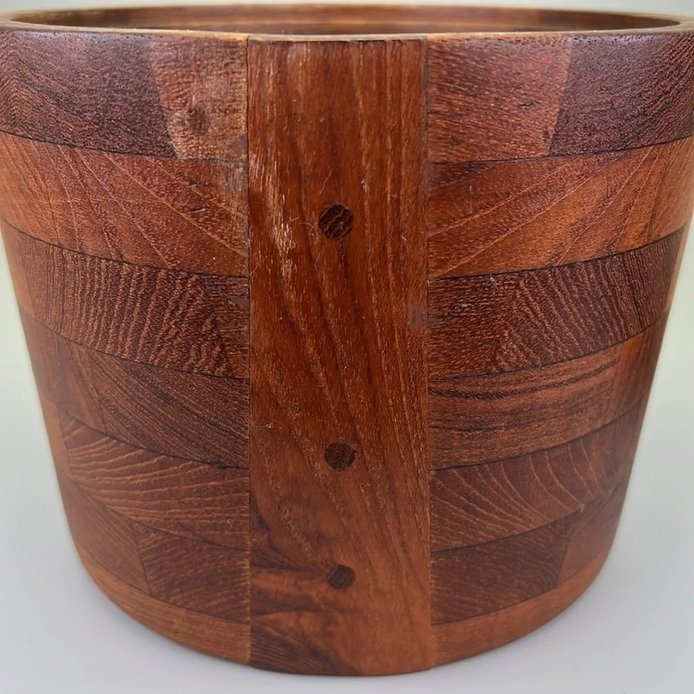 Vintage Ernest Sohn Teak Canister
